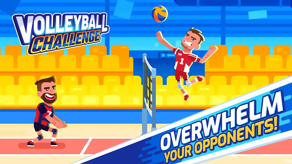 Partida de voleibol num pavilhão cheio em Volleyball Challenge 2026